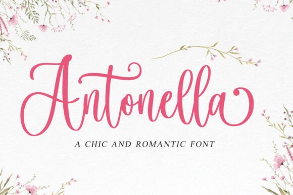 Antonella: The Handwritten Script Font for Heartfelt Designs