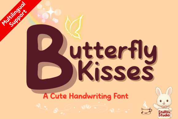 Butterfly Kisses: A Handwritten Font for Sweet Designs