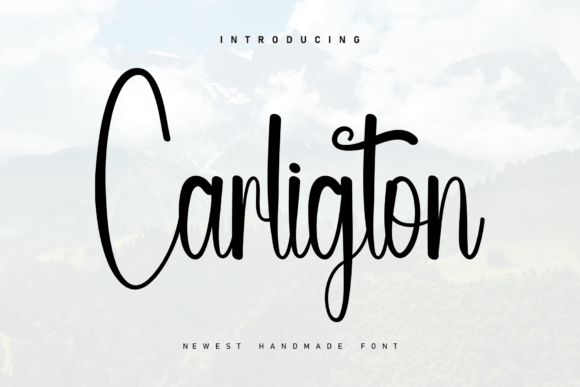Carligton: The Handwritten Font for Effortless Branding