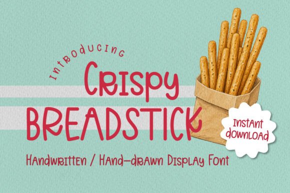 Crispy Breadstick: A Handwritten Font for Authentic Branding