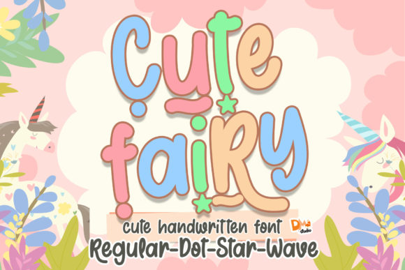 Cute Fairy Font: A Charming Handwritten Typeface for Creative Projects