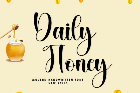 Daily Honey: A Script Font for Modern Branding
