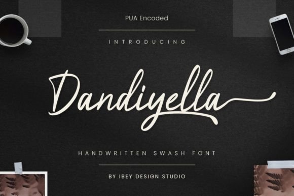 Dandiyella: The Handwritten Font That Brings Your Ideas to Life
