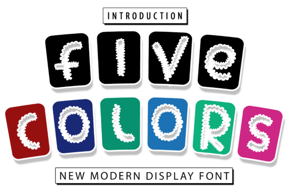 Five Colors: A Handwritten Font for Authentic Design