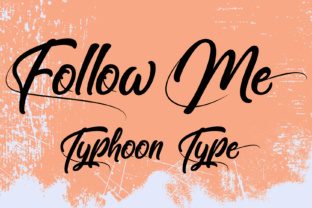 Follow Me: A Cursive Font with Rugged Charm for Modern Projects