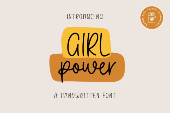 Girl Power: The Handwritten Font with Authentic Chalkboard Style