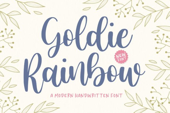Goldie Rainbow: A Versatile Handwritten Font for Modern Creatives