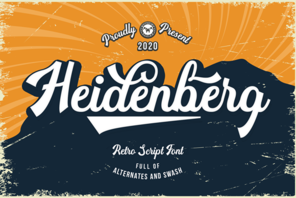 Heidenberg: A Vintage Handwritten Font for Modern Projects