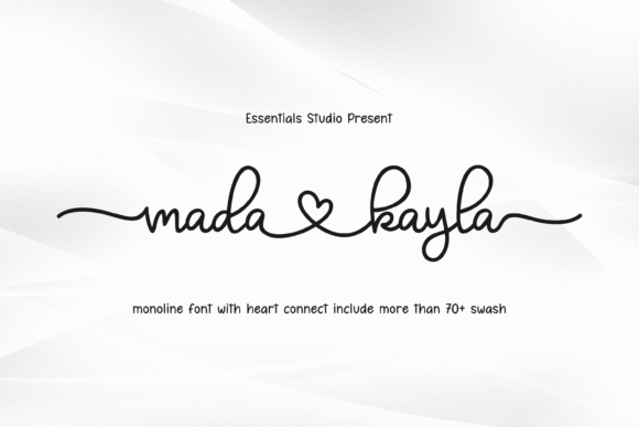 Mada Kayla: The Monoline Font for Elegant Branding