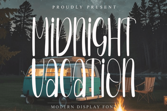Midnight Vacation: Fresh Air in Modern Typography