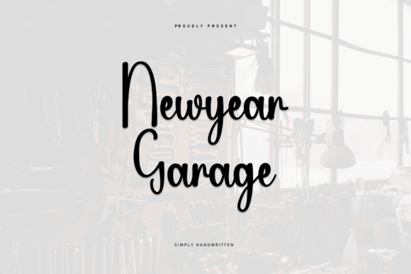 Newyear Garage: A Handwritten Font with Heartfelt Character