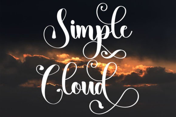 Simple Cloud: The Modern Handwritten Font for Your Next Project