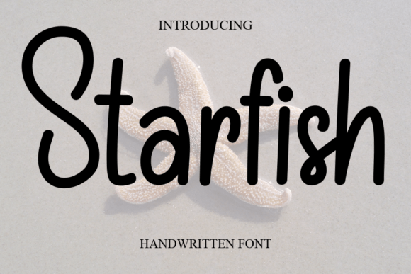 Starfish: A Sweet Handwritten Font for Elegant Designs