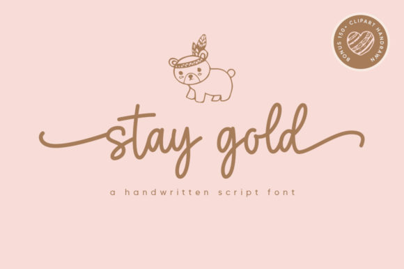 Stay Gold: A Handwritten Font for Modern, Classy Designs